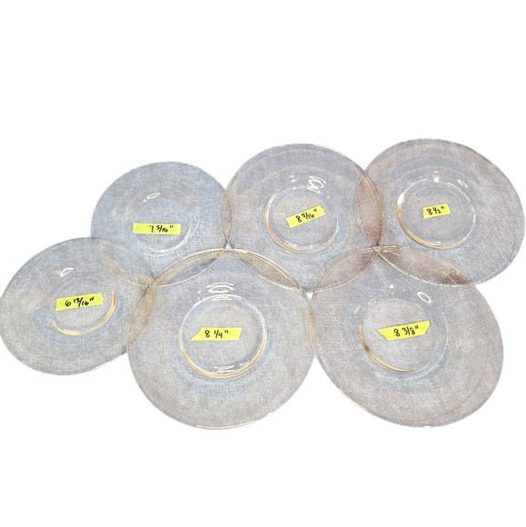 Steuben Art Glass 8 1/2" Clear Plate Vintage 1930s - Picture 7 of 8